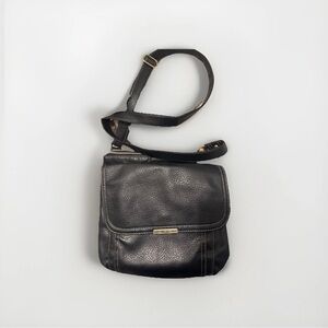 Relic 1992 Black Leather Crossbody Bag